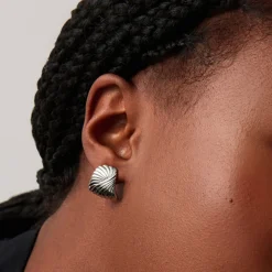 Clearance Ripple Stud Earrings Women Earrings