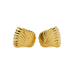 Outlet Ripple Stud Earrings Women Earrings