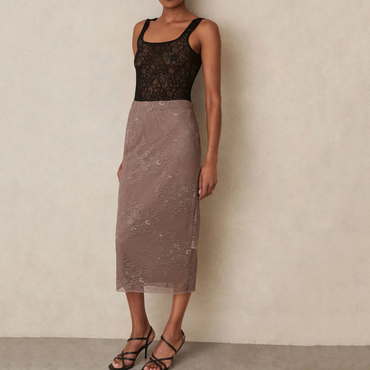 Sale Rita Lace Pencil Skirt Women Skirts