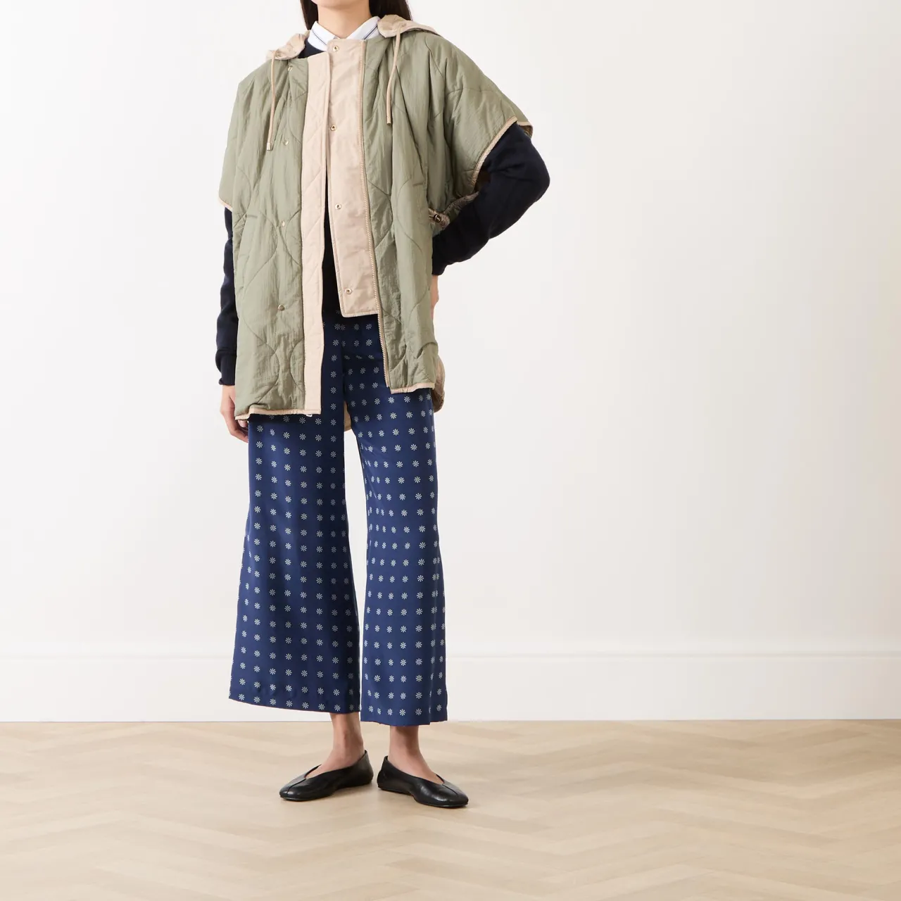 Clearance Riva Reversible Water-Repellent Cape Women Coats & Jackets