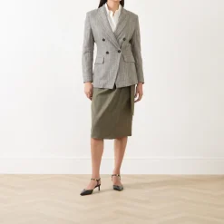 Hot Rob Double-Breasted Blazer Women Coats & Jackets