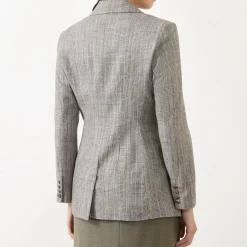 Hot Rob Double-Breasted Blazer Women Coats & Jackets