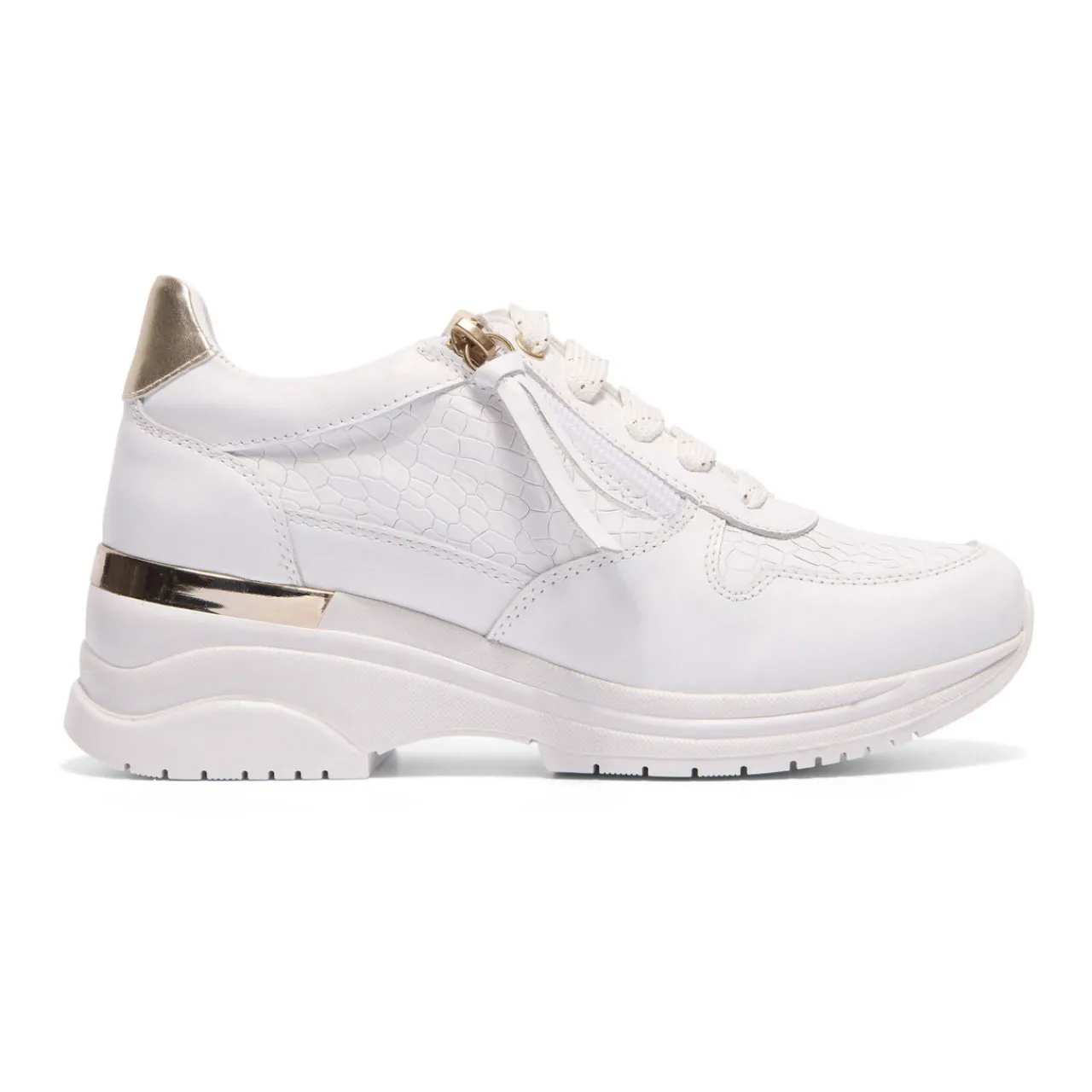 New Robyn Leather Platform Trainers Women Trainers