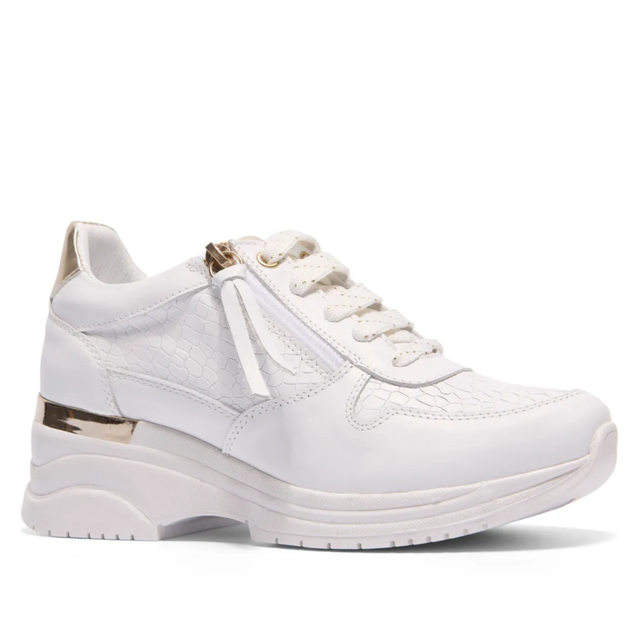 New Robyn Leather Platform Trainers Women Trainers
