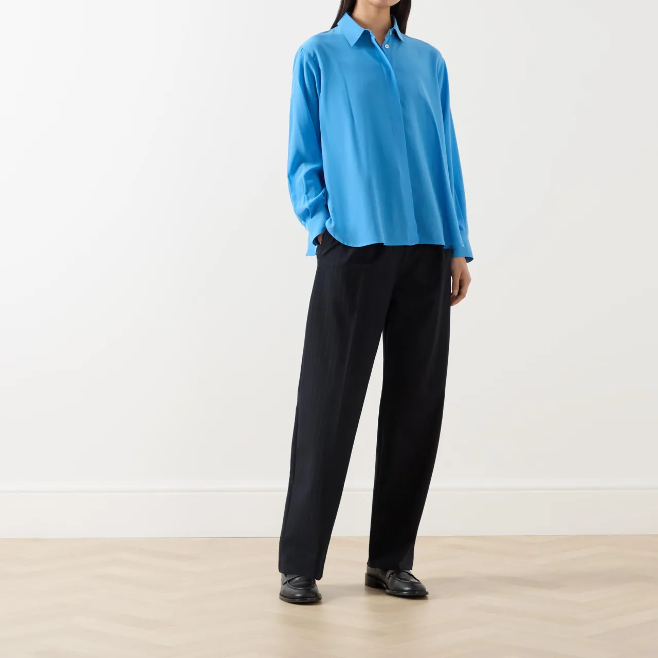Discount Rocker Silk Shirt Women Tops