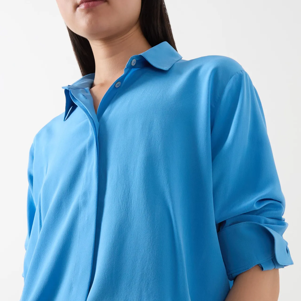 Discount Rocker Silk Shirt Women Tops