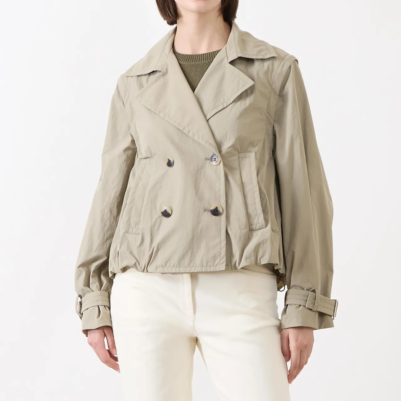 Sale Romeo Cropped Trench Coat Women Coats & Jackets