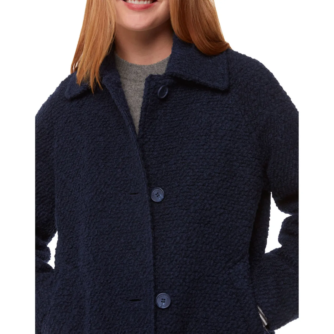 Sale Romy Bouclé Coat Women Coats & Jackets