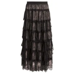 New Rory Lace Tiered Skirt Women Skirts