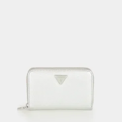 Hot Rosalba Logo Metallic Medium Wallet Women Wallets
