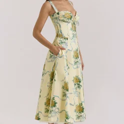 Outlet Rosalee Floral Ribbon Dress Women Dresses
