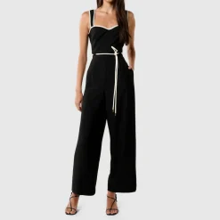 Clearance Rosalind Belted Jumpsuit Women Jumpsuits