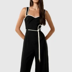 Clearance Rosalind Belted Jumpsuit Women Jumpsuits