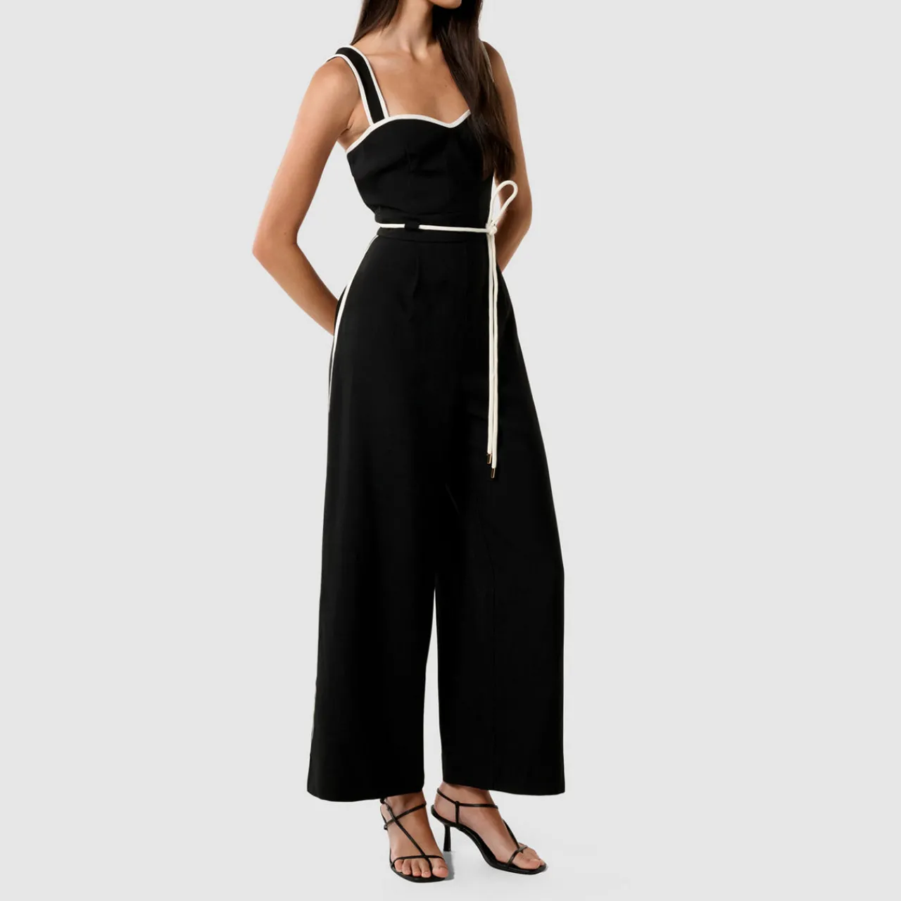 Clearance Rosalind Belted Jumpsuit Women Jumpsuits