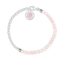 Discount Rose Quartz Charm Bracelet Women Bracelets