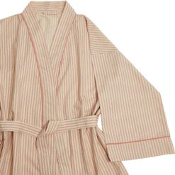 Discount Rose Stripe Kimono Women Sleepwear