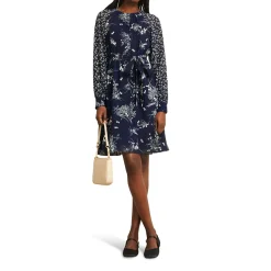 Sale Rosie Floral Flared Mini Dress Women Dresses