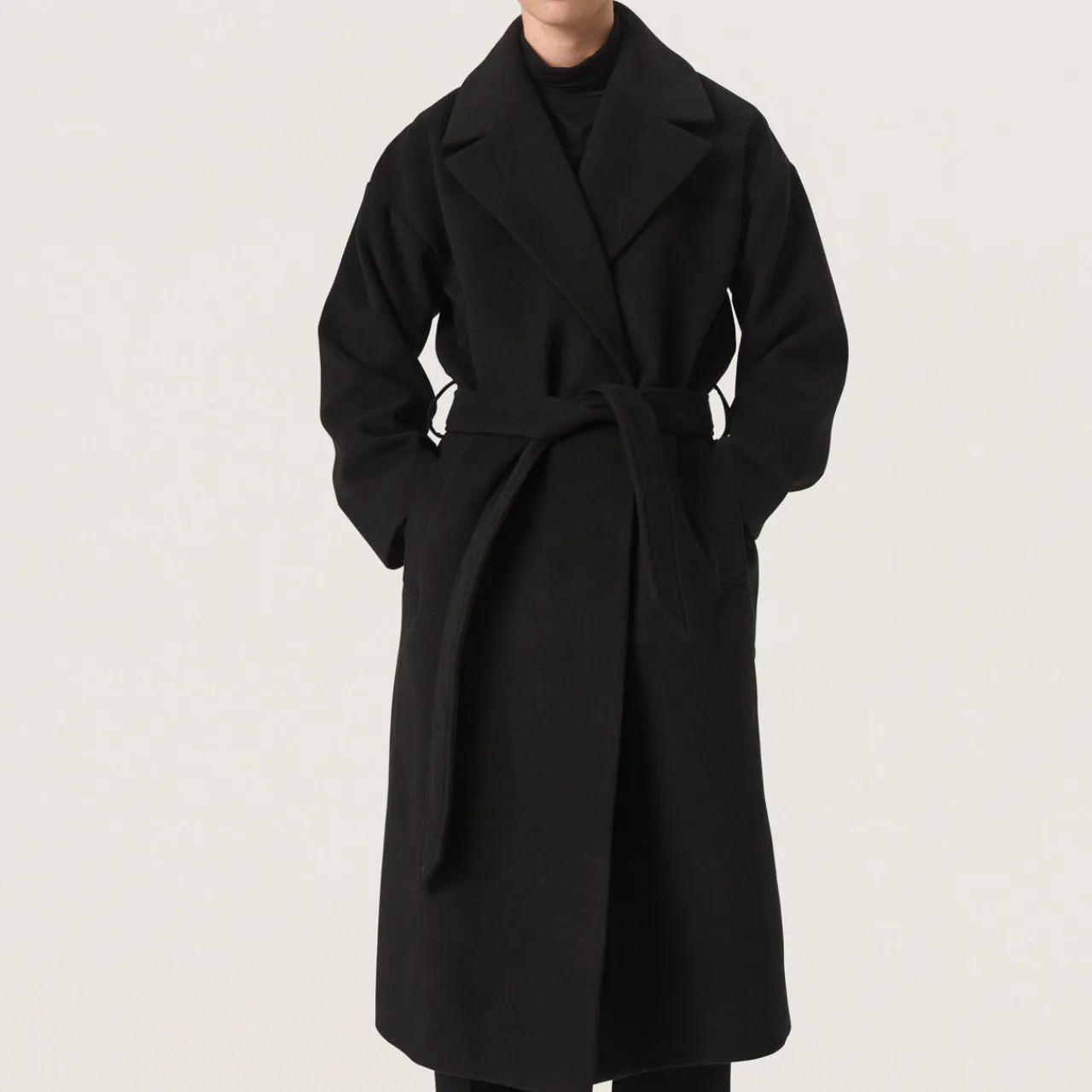 Sale Rubie Belted Wrap Coat Women Coats & Jackets