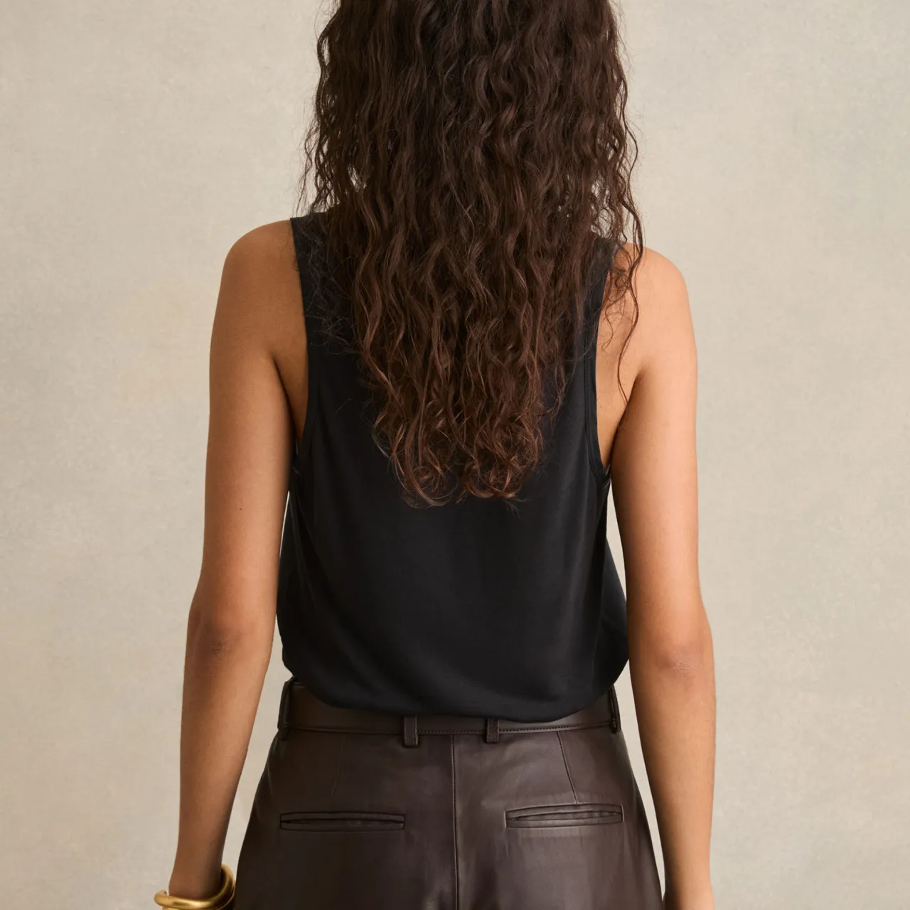 Clearance Ruby Panelled Tank Top Women Tops