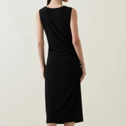 Ruched Embellished Dress Women Dresses