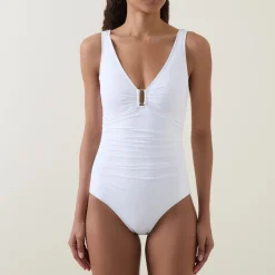 New Ruched Ring Swimsuit Women Swimwear & Beachwear