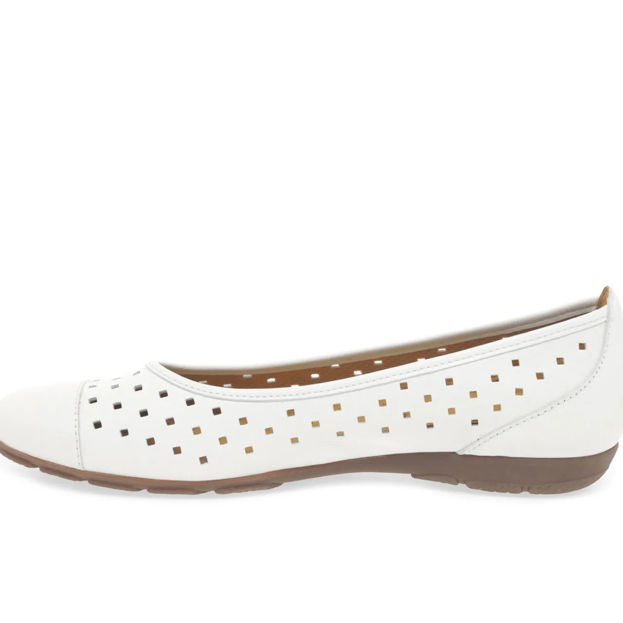 Online Ruffle Punched Detail Flats Women Flats