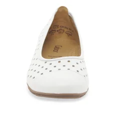 Online Ruffle Punched Detail Flats Women Flats