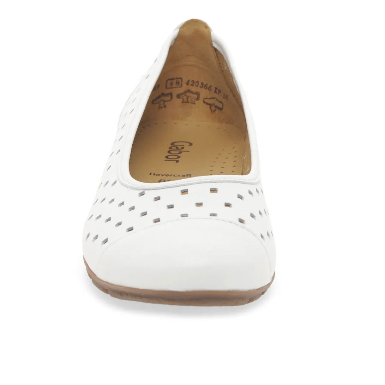 Online Ruffle Punched Detail Flats Women Flats
