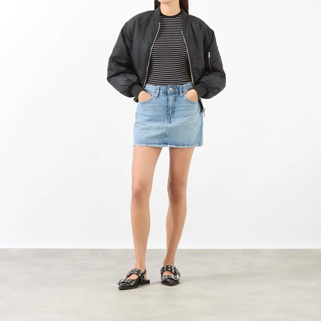 New 90s Denim Mini Skirt Women Skirts