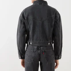 90s Stud Embellished Denim Jacket Women Coats & Jackets