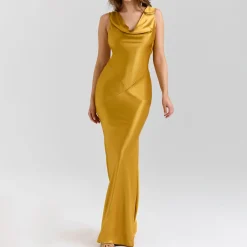 Safaira Draped Dress Women Dresses