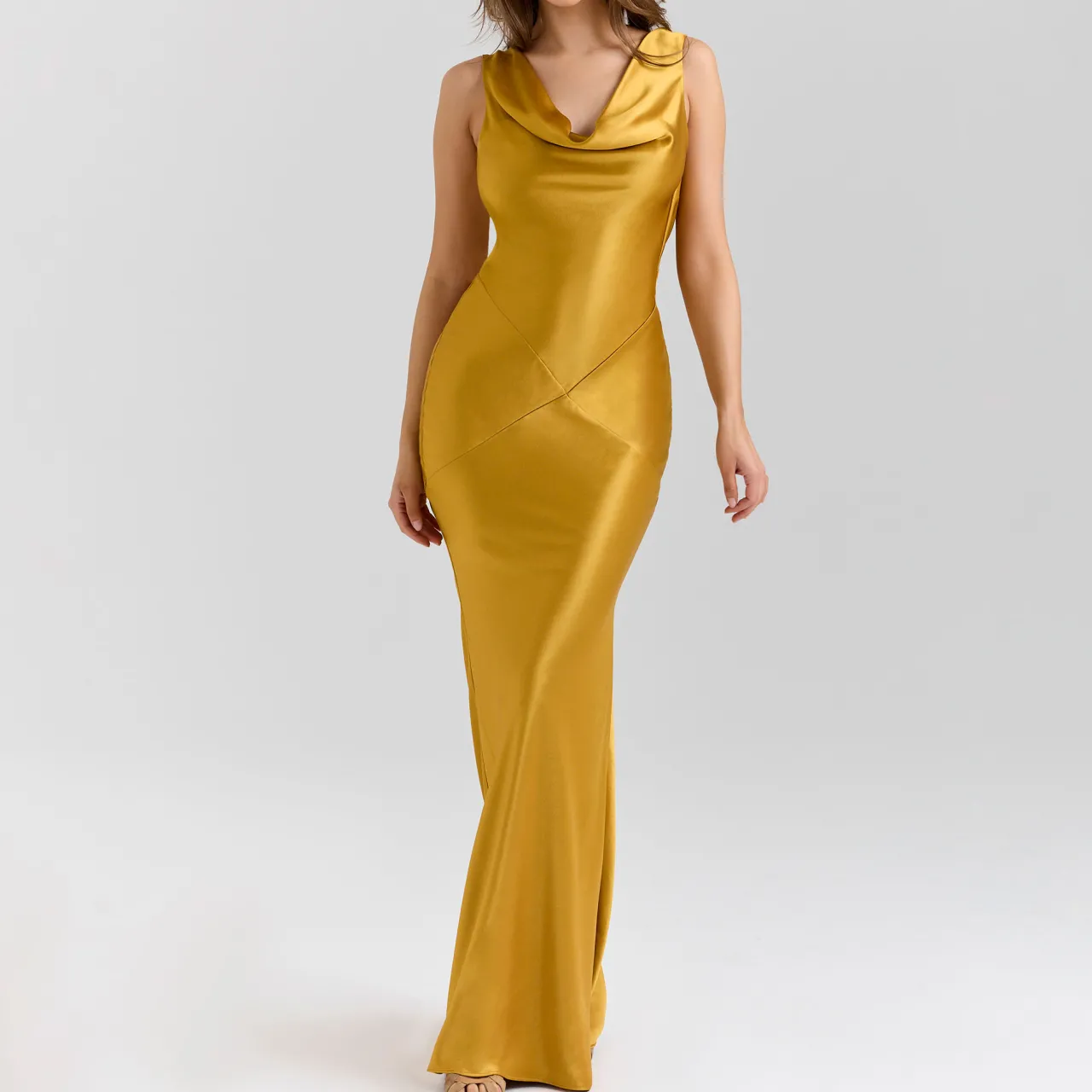 Safaira Draped Dress Women Dresses