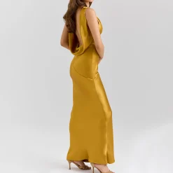 Safaira Draped Dress Women Dresses