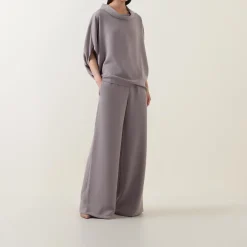 Sage Cowl Blouse Women Tops
