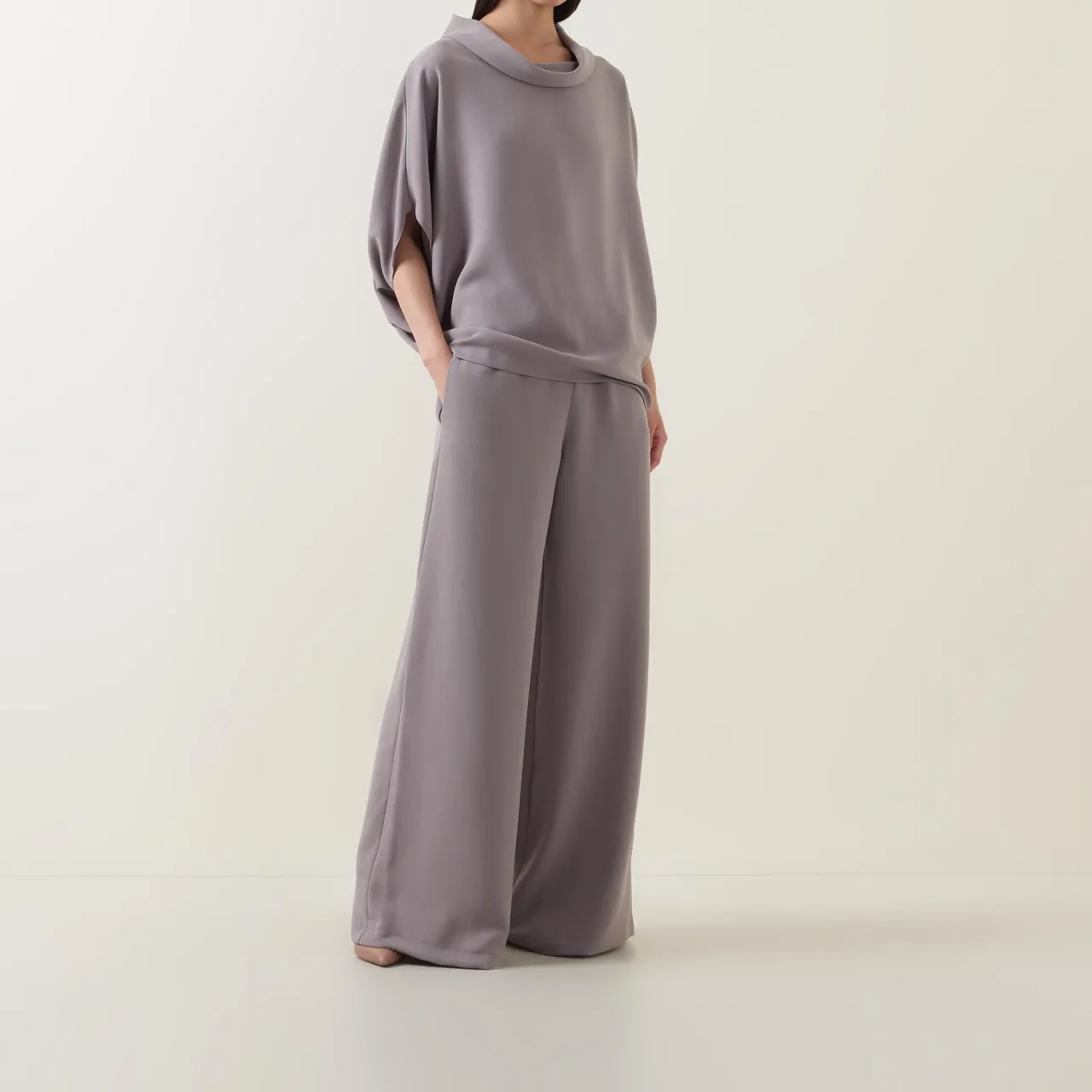Sage Cowl Blouse Women Tops