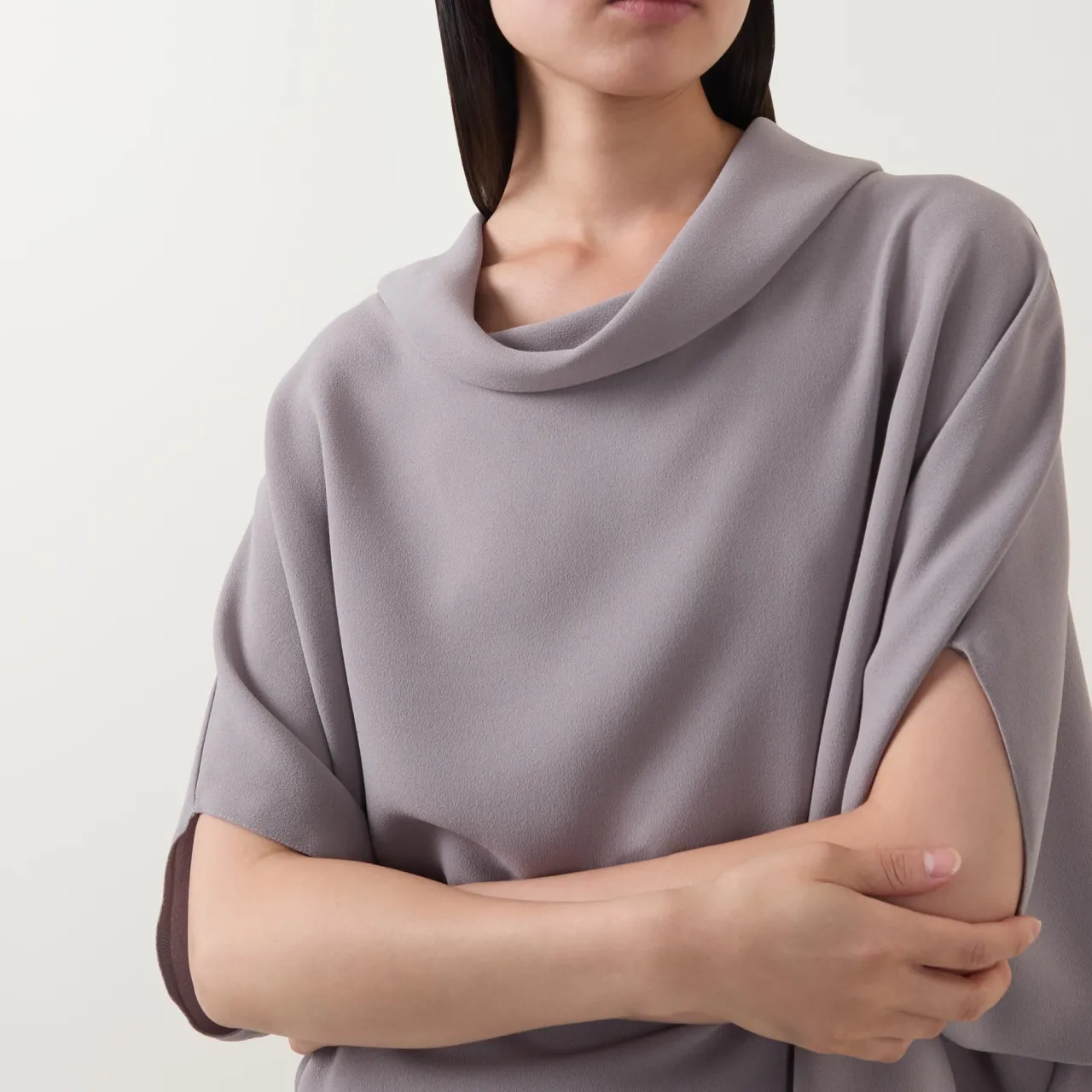 Sage Cowl Blouse Women Tops