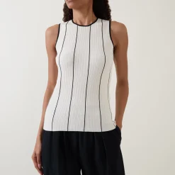 Outlet Saia Striped Tank Top Women Tops