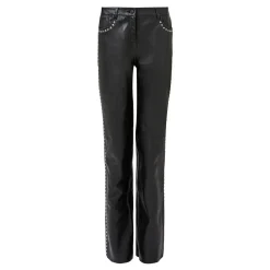 Best Saige Studded Leather Trousers Women Trousers & Shorts