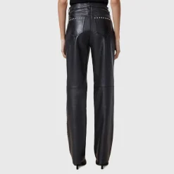Best Saige Studded Leather Trousers Women Trousers & Shorts