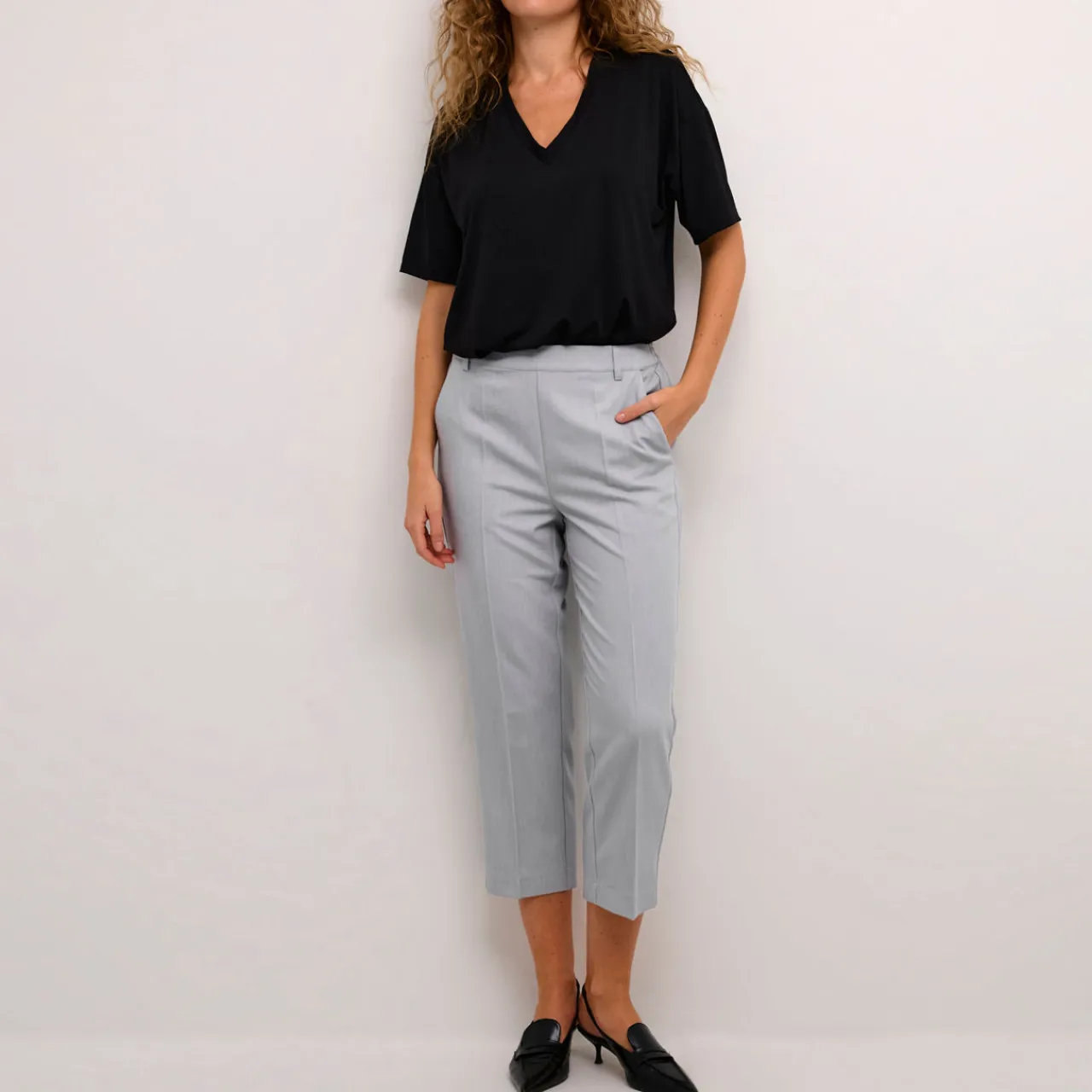 Hot Sakura Cropped Tailored Trousers Women Trousers & Shorts