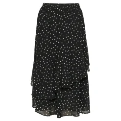 Hot Sally High-Rise Dotted Chiffon Skirt Women Skirts