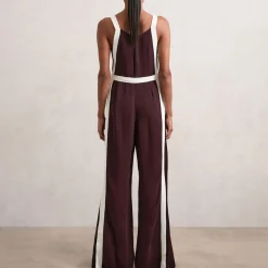 Salma Belted Wide-Leg Jumpsuit Women Jumpsuits