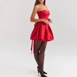 Sale Salome Bow Mini Dress Women Dresses