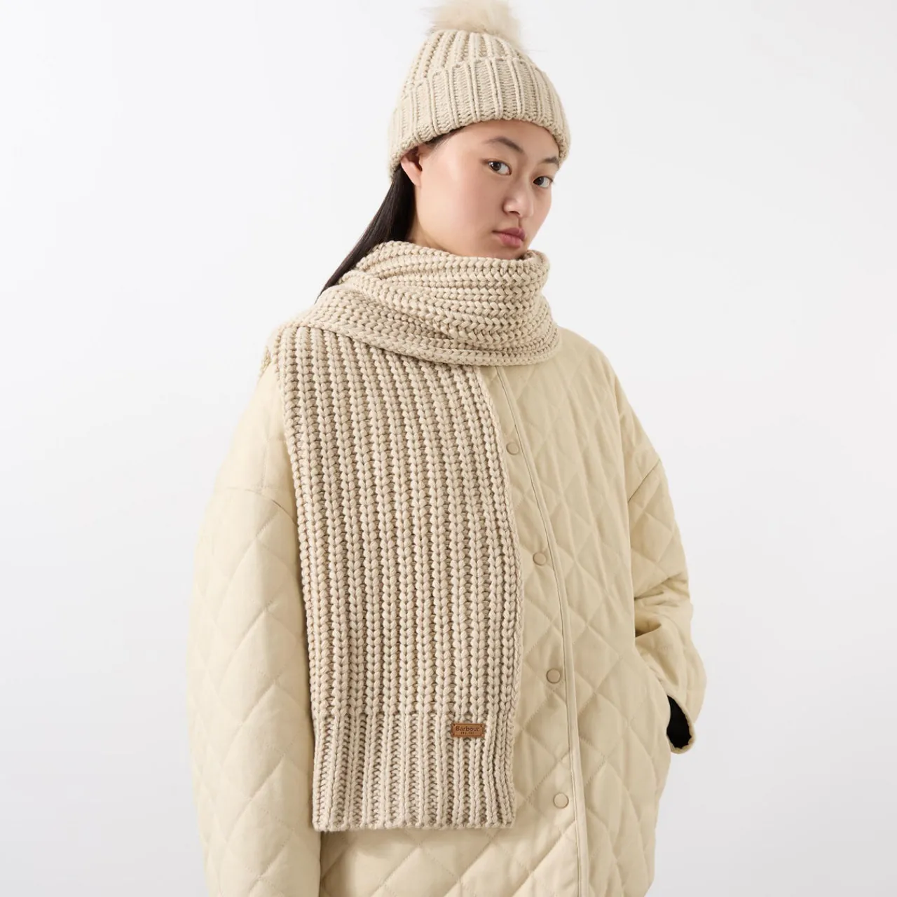 Sale Saltburn Cable-Knit Hat & Scarf Gift Set Women Hats|Scarves