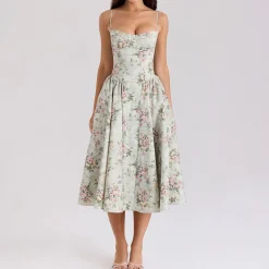Samaria Floral Flared Dress Women Dresses|Occasion Dressing