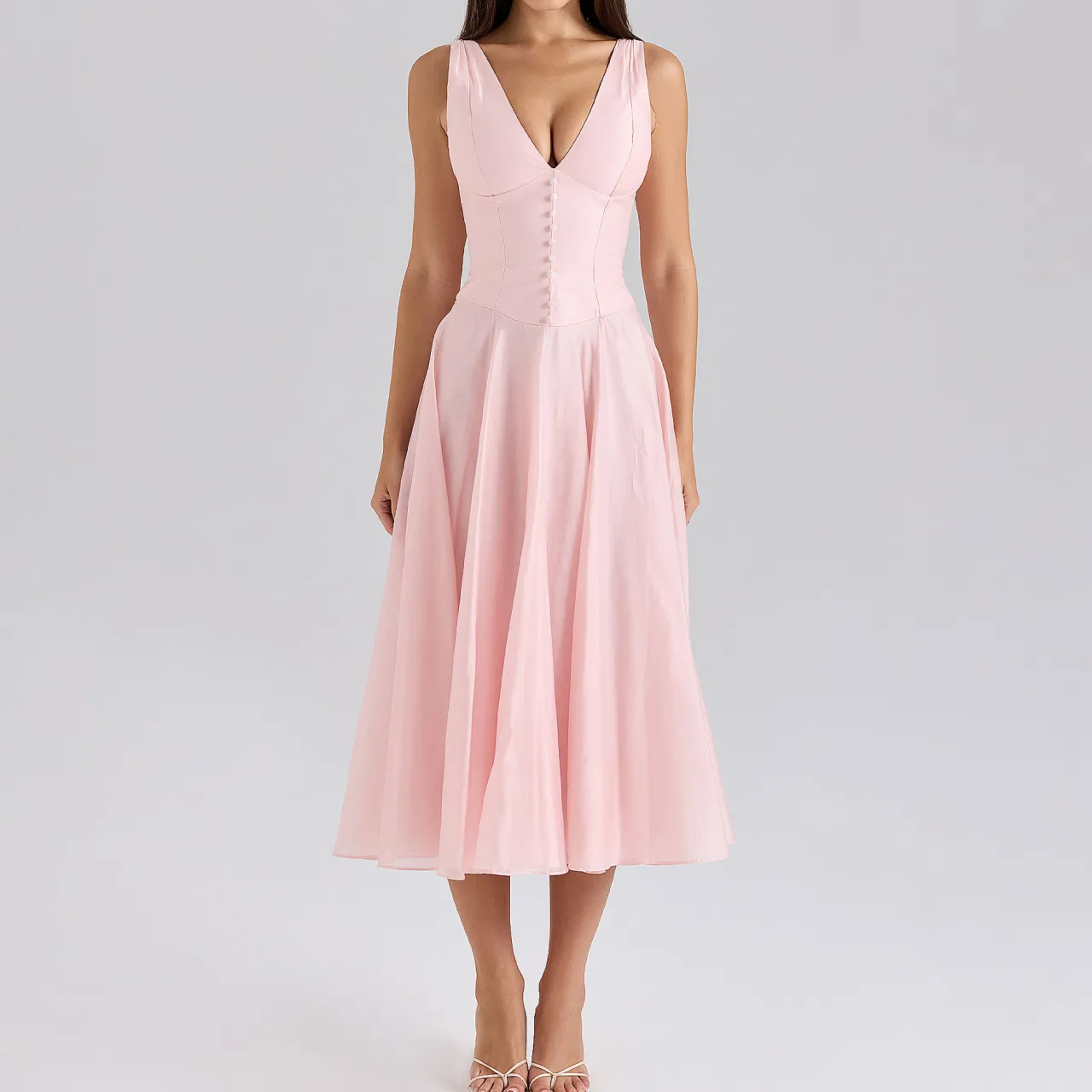 Sale Samira Button Dress Women Dresses