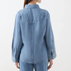 New Samos Denim Shirt Women Tops