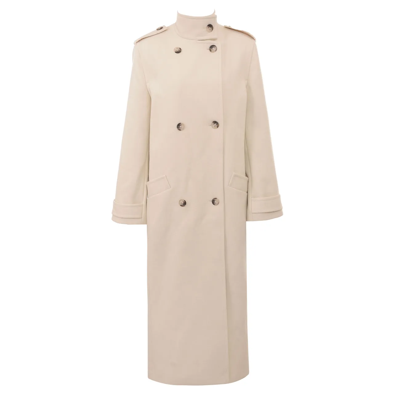 Clearance Sander Double-Breasted Coat Women Coats & Jackets