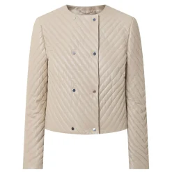 Online Sandru Double-Breasted Leather Jacket Women Coats & Jackets