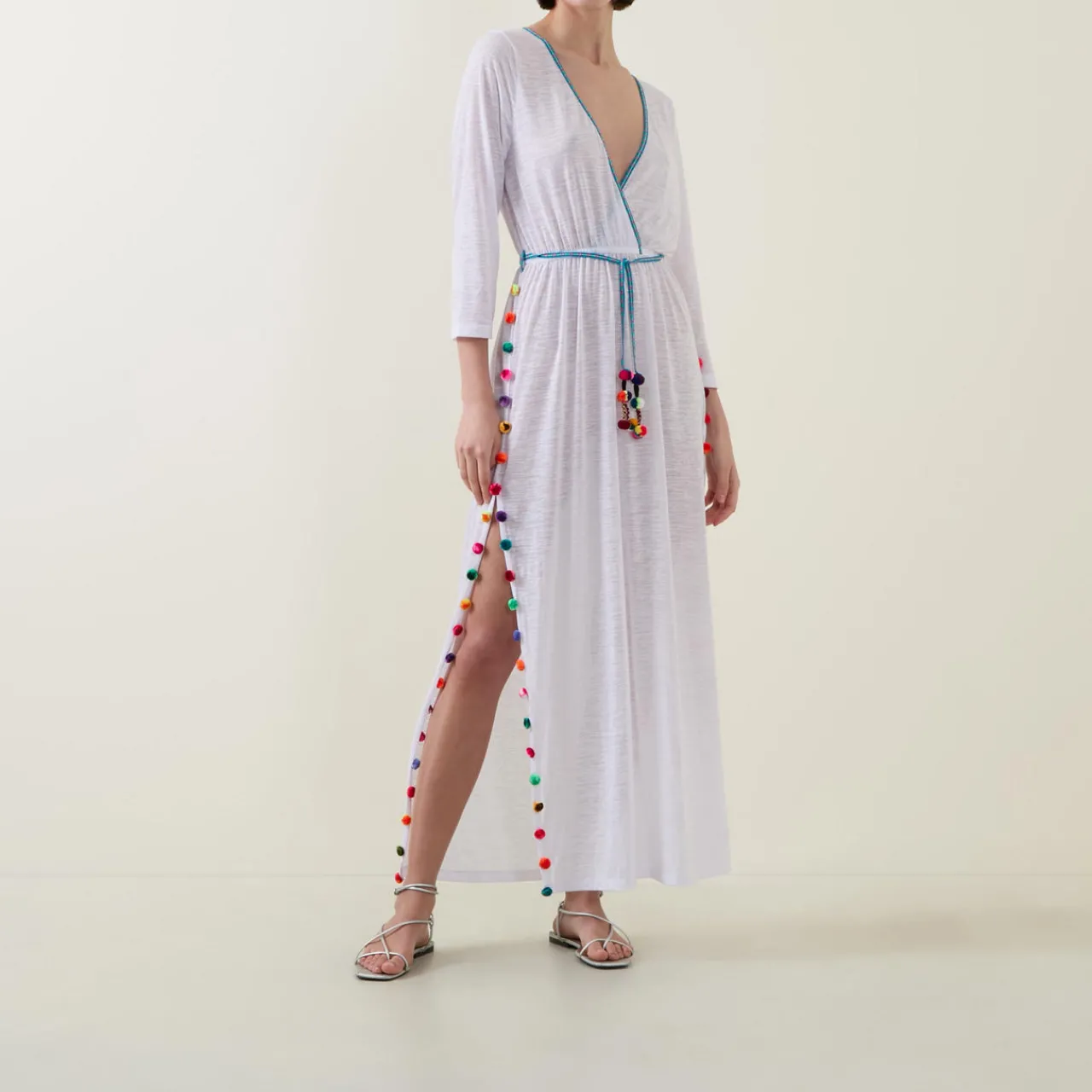 Best Santorini Pom Pom Sundress Women Swimwear & Beachwear